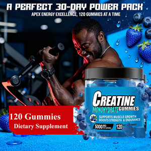 Gomitas de Creatina Monohidrato de 5000 mg con Fórmula Personalizada OEM de Marca Privada para Nutrición Deportiva, Mejora la Inmunidad y la Energía - Product Image 3