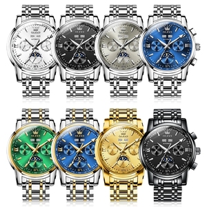 For 6633 Luxury Men's Automatic Perpetual <b>Calendar</b> Stainless Steel Waterproof Mechanical Watch 20mm Hangzhou Business Sport - Product Image 3