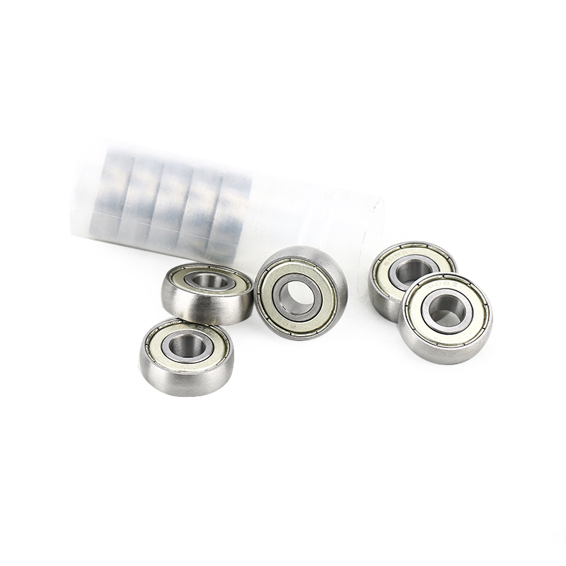 Nylon cage Customize ABEC3 ABEC7 8*22*7mm chrome steel skateboard ball bearing 608