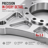 Kit d'adaptation de boîte de vitesses moteur personnalisé en alliage d'aluminium usiné CNC pour optimisation des performances