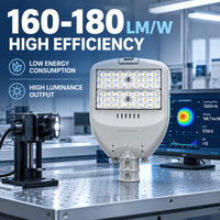 Lampu Jalan LED 150W Efisiensi Tinggi 180LM/W Lampu Tiang LED Luar Ruangan untuk Jalur Komersial