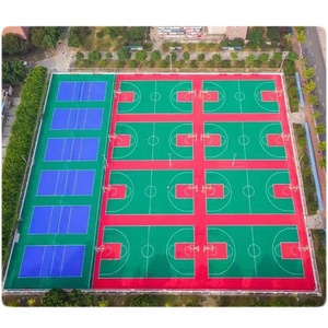 Baldosas Modulares Encajables de 30.5cm para Canchas de Baloncesto, Tenis y Jardines de Infancia - Product Image 5