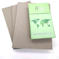 Carton gris monocouche en carton dur 1200 GSM anti-frisage recyclable en pâte de cellulose mixte compatible avec l'impression offset