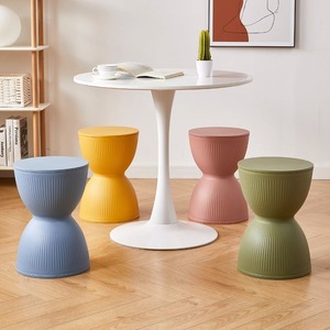 Tabouret en plastique de Style nordique tabouret de maquillage de ménage moderne Simple Prince changement de chaussure épaissi <span class=keywords><strong>bas</strong></span> salon pouf <span class=keywords><strong>banc</strong></span> - Product Image 3