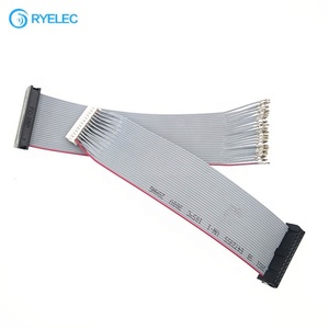 Cabo de Alimentação Plano Personalizável 2*13 pinos 1.27mm 2.54mm Passo IDC para JST-PHD FC-26 pinos Placa-Mãe Fio Plano 0.635 para Computador - Product Image 1