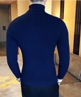 Pull Pull Hiver Chaud Pulls à Col Roulé Casual Slim Knit Pull pour Hommes