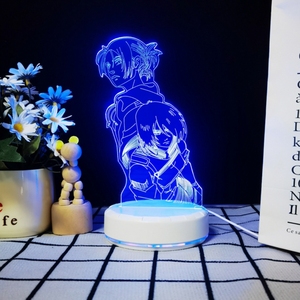 Luce Notturna LED Personalizzata a Tema L'Attacco dei Giganti con Pannello in Acrilico, Perfetta come Regalo - Product Image 5