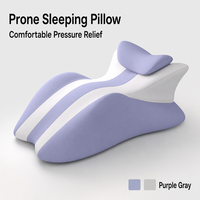 Oreiller multifonctionnel en mousse à mémoire de forme pour le lit, coussin de repos pour couple pour la lecture et l'utilisation du téléphone, design bicolore, cadeau d'anniversaire