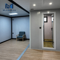 MJMJ Prêt à expédier Maison mobile préfabriquée 20Ft 40Ft 2 3 4 5 Chambres Villa de luxe préfabriquée pliable et extensible en conteneur