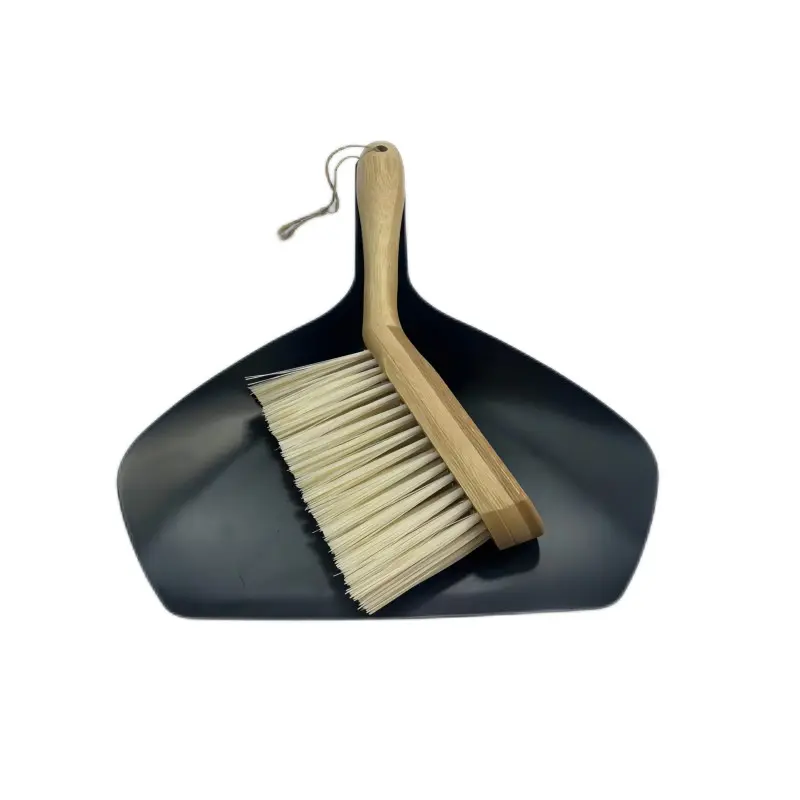 Ручной Совок используется для мытья кухни, переносная Чистящая щетка и совок с бамбуковой ручкой, комбинация метел и совков