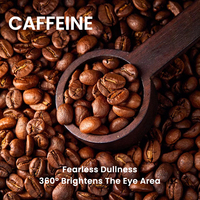 Sérum Coréen Anti-Âge Contour des Yeux Hydratant Sans Parabène Éclaircissant à l'Acide Hyaluronique, Caféine et Thé Vert Contre les Cernes