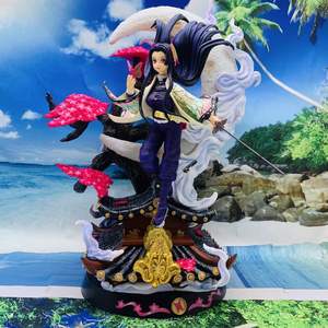 Figurines d'anime Kimetsu No Yaiba <span class=keywords><strong>Kochou</strong></span> <span class=keywords><strong>Shinobu</strong></span> de 39 cm avec lumière, <span class=keywords><strong>figurine</strong></span> Kimetsu No Yaiba, statue en PVC, modèle de poupée, jouet cadeau - Product Image 2