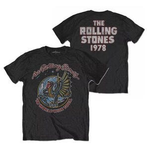 สโตนส์ แทททู ยู 1981 เสื้อยืดผู้ชายสีดำดีไซน์วงร็อคคลาสสิก - Product Image 3