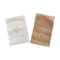 Sac personnalisable, petit sac en plastique Transparent avec fermeture à glissière, refermable, PE