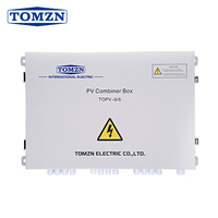 Boîtier de Combinaison Solaire Photovoltaïque TOMZN 6 Cordons 1000V CC Pré-câblé avec Fusibles MCB 3P SPD Boîtier Métallique Étanche IP65 Boîte de Jonction