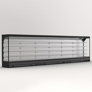 Lintee supermercato frigorifero refrigeratore verticale Display raffreddamento statico Display Non gelo bevande vegetali latte frutta Cooler - Product Image 3