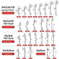 Profilé de plinthe LED en aluminium 6063-T5 et PC sur mesure OEM, éclairage de sol pour couloir, avec couvercle PC dimmable, garantie 5 ans