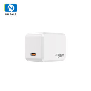 Chargeur GaN NIUBAILE 30W PD 3.0 (version boîte cadeau) Protection ignifuge Port Type-C Prise compatible EU/US/UK/AU Personnalisable - Product Image 4