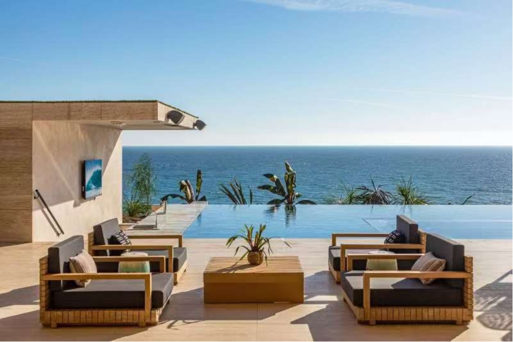 Patio Custom Outdoor Garden Sofa Sets Teak Modular Sofa Set Modern Luxury Patio Furniture Teak Wooden Single Sofa