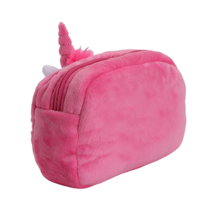 Trousse de <span class=keywords><strong>Maquillage</strong></span> <span class=keywords><strong>Licorne</strong></span> 3D Virale, Sac Cosmétique Rose Moelleux, Organisateur de <span class=keywords><strong>Maquillage</strong></span> Mignon Style Ins pour Tous les Âges - Product Image 3