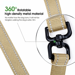 Ensemble multifonctionnel laisse de sécurité mains libres pour chien avec modèle de base, dégradé effet cône de neige, et corde de promenade réglable - Product Image 2