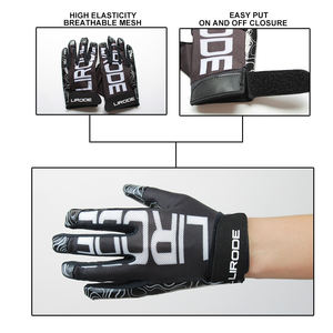 <span class=keywords><strong>Gants</strong></span> de Football américains pour hommes, équipement de conception personnalisée professionnelle, <span class=keywords><strong>gants</strong></span> de récepteurs américains - Product Image 5