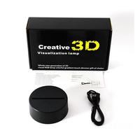 Cadeau de la Saint-Valentin pour petite amie, cœur d'amour holographique 3D à 7 couleurs changeantes, commande tactile électrique, lumières acryliques USB, anniversaire, femme