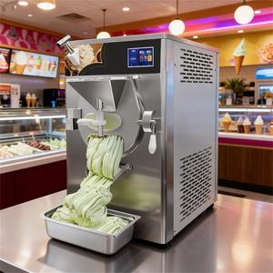 Máquina de Helados Comercial de Sobremesa Ajustable para Helado Duro con Compresores Embraco - Product Image 1