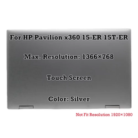 Écran d'ordinateur portable 15,6 pouces pour HP Pavilion x360 15-ER 15T-ER Series, écran tactile LCD complet