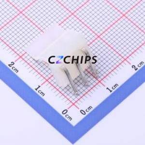 HC-3.96-3A3W Wire-to-Board Pin Header Bent Lead Through Hole,P=3.96mm Connector 1x3P 3.96mm Right Angle Insert CH - Product Image 2