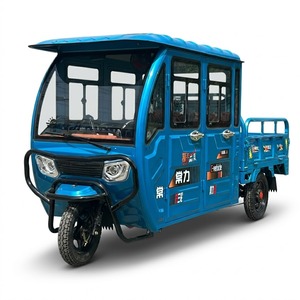 Tricycle Chang-Li avec cabine à double rangée, carrosserie ouverte, capacité de charge de 400 kg, trike de fret pour livraison agricole, produits les plus vendus - Product Image 2