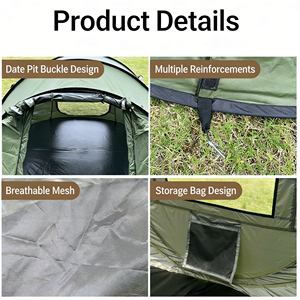 Toldo Plegable Resistente con Alta Capacidad de Retención de Agua y <span class=keywords><strong>Puntos</strong></span> de Tensión Reforzados para un Uso Confiable a Largo Plazo en Campamentos - Product Image 5