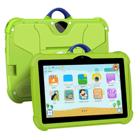 Tableta para Niños Pequeños con Aplicaciones Educativas Preinstaladas, Tableta Android de 7 Pulgadas para Niños de 3 a 12 Años, Control Parental, Naranja