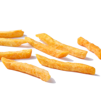Lage Temperatuur Vacuüm Gebakken Vf Vruchten Gedroogde Geel Rood Aardappel Strips Scherpe Gezonde Snacks