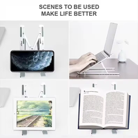 Support pour ordinateurs portables Support de bureau pour ordinateur portable en aluminium à hauteur réglable Tablette Portable pliable Support pour ordinateur portable en métal