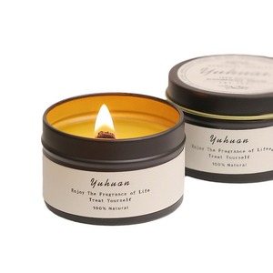 Bougie parfumée artisanale en cire de soja, cylindrique, parfum Northern Mu, cadeau de mariage, 100% naturelle - Product Image 1