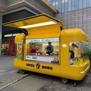 Food Trucks Mobile Food Kitchen Outdoor Food Cart Ice Cream Truck Coffee Kiosk Concession Commercial Street Retail Trailer - Product Image 3