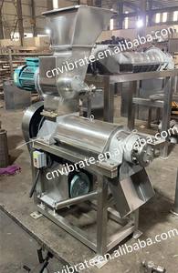 آلة عصر وتصنيع العصائر الصناعية من الفولاذ المقاوم للصدأ من VBJX للفواكه والخضروات مثل البرتقال والأناناس - Product Image 6