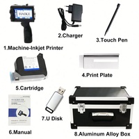Mini-imprimante jet d'encre portable pour numéros de lot, dates de production sur sacs, bouteilles et T-shirts – Machine d'impression jet d'encre