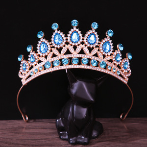 <span class=keywords><strong>มงกุฎ</strong></span>เจ้าสาวสำหรับเด็ก ประดับเพชรเทียม ชุบด้วยไฟฟ้า สไตล์ยุโรปอเมริกา เครื่องประดับผมสำหรับงานวันเกิด งานคาร์นิวัล - Product Image 4