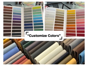 Premium 0.6mm impermeabile PVC finta pelle sintetica tessuto personalizzato a prezzi accessibili per divani moderni e mobili in pelle - Product Image 6