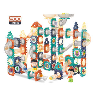 โดมิโนอิฐเพื่อการศึกษาสำหรับเด็กของเล่นสำหรับเด็กบล็อกตัวต่อเพื่อการแข่งขันสร้างเสริมหินอ่อน3D - Product Image 3