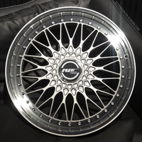 Jantes Forgées sur Mesure en 2 Pièces 18 15 16 Pouces Concaves 4x100 5x120.65 Jantes RS Forgées en 2 Pièces pour BMW E30 Golf Mk2 Jaguar XJ