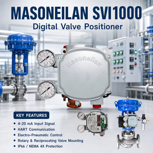Controlador Digital HART Masoneilan SVI1000 Electro-Neumático - Product Image 1