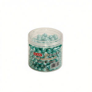 Perle di Ilan Perla 8mm 80g Blu Cielo per Decorazione di Abiti - Product Image 1
