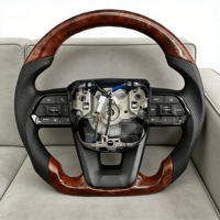 Volant en bois de pêche grainé en gros, compatible avec Toyota Prado, Camry, Alphard, Highlander, Sienna, Crown, Alts, Hilux, Noah, Lexus