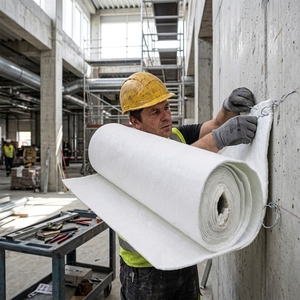 Couverture isolante en aérogel de silice imperméable et résistante à l'humidité pour plafond, toit, revêtement mural, économie d'énergie, barrière thermique, rouleau - Product Image 1