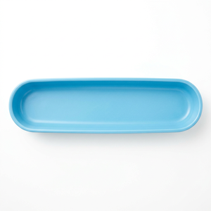 Comedero Minimalista para Gatos, Diseño Largo y Plano de 5 cm, Protección para el Cuello, Color Caramelo, Recipiente Individual - Product Image 3