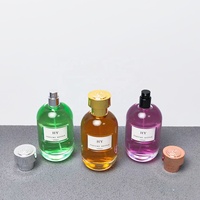 Flacons de parfum haut de gamme 100 ml, faible MOQ, élégants et personnalisés, avec pulvérisateur à pompe et diffuseur à bâtonnets, en stock pour parfums de niche