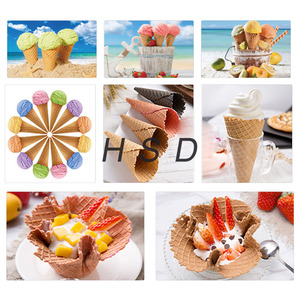 Macchina Commerciale per Coni <span class=keywords><strong>Gelato</strong></span> a Nido d'Ape da 2mm per Street Food, 220V - Product Image 6